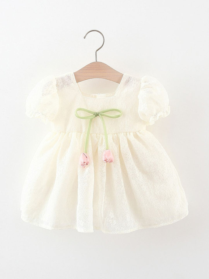 YK Floral Fit & Flare Dress
