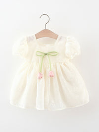 YK Floral Fit & Flare Dress