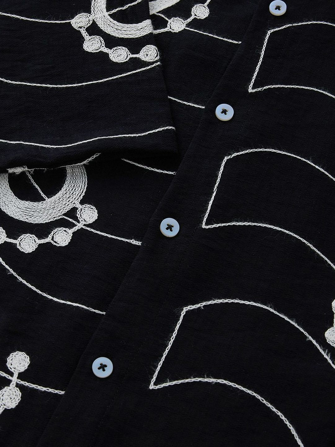 Thomas Scott Men Embroidered Regular Fit Casual Shirt