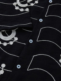 Thomas Scott Men Embroidered Regular Fit Casual Shirt