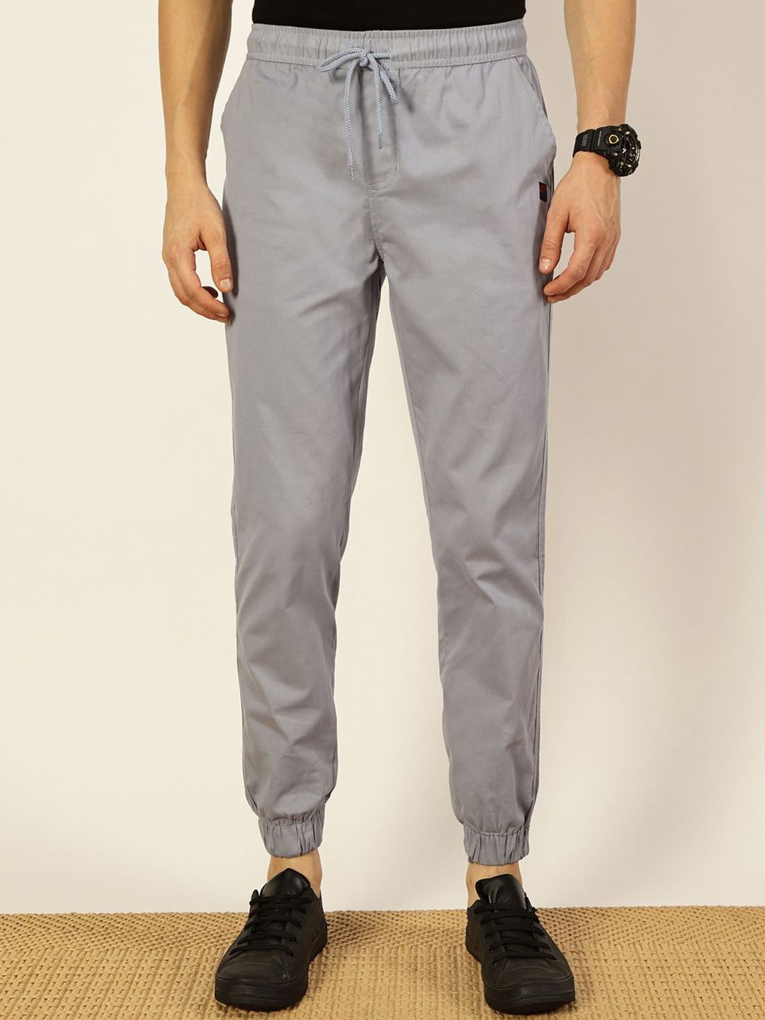 Thomas Scott Men Smart Slim Fit Joggers Trousers