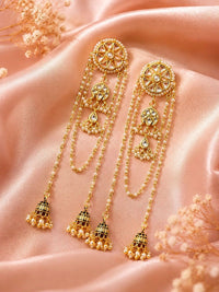PANASH Circular Drop Earrings