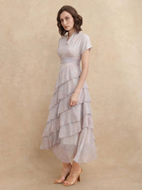 RAREISM Print A-Line Midi Dress