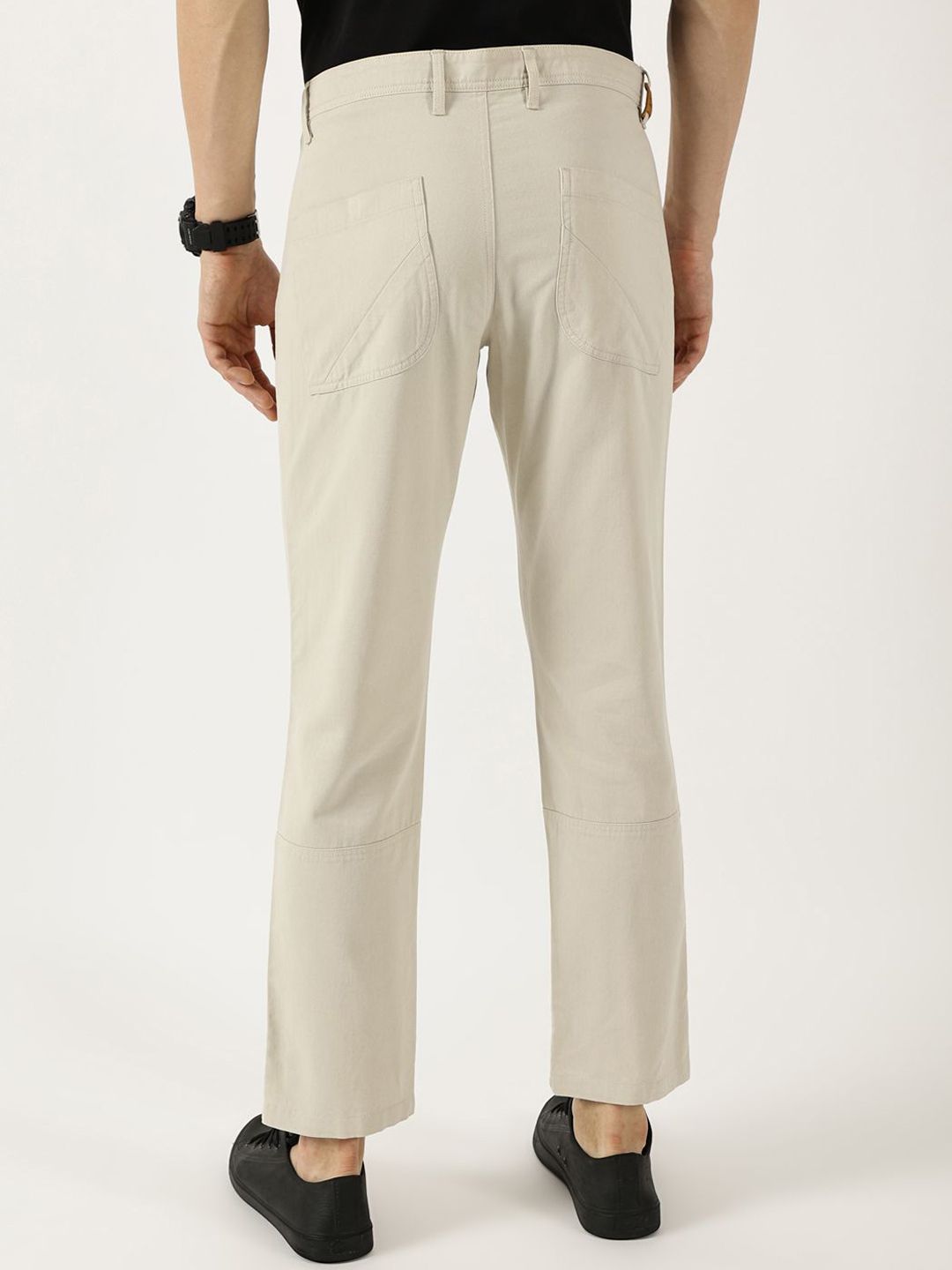 Thomas Scott Men Smart Straight Fit Easy Wash Trousers