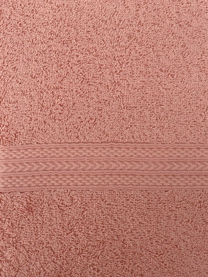 BOMBAY DYEING Peach-Coloured 1 Pcs Cotton 450 GSM Bath Towel