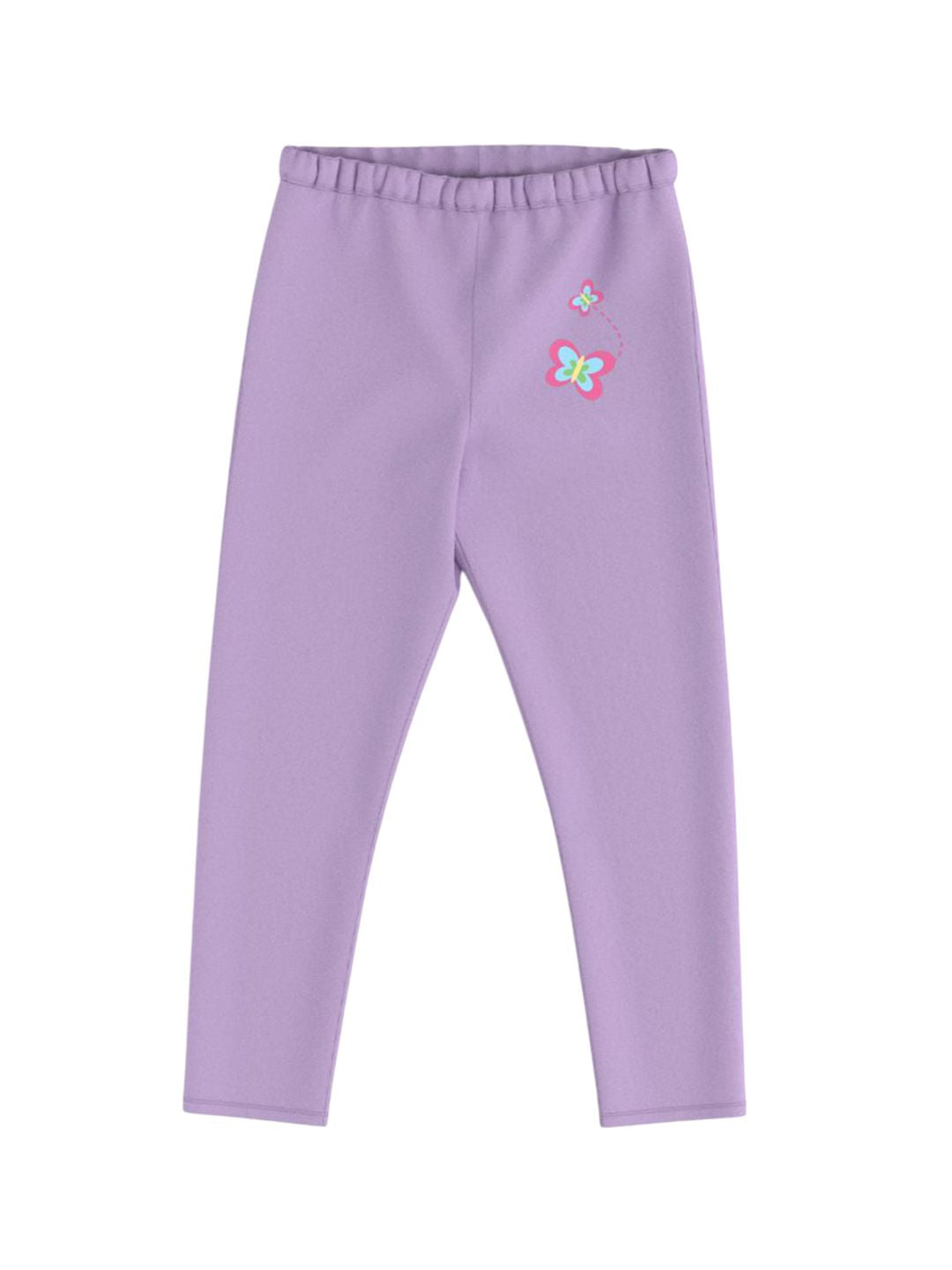 Nauti Nati Infant Girls Pack of 2 Printed Mid-Rise Ankle-Length Leggings