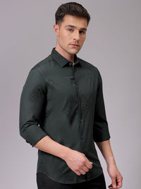 The Indian Garage Co Men Slim Fit Opaque Party Shirt