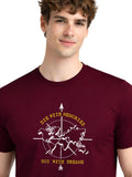 ADRO Men Typography Printed T-shirt