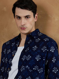DENNISON Men Block Printed Casual Shirt