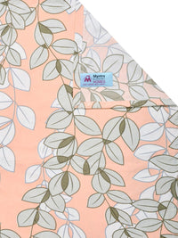 Myntra Elegant Homes Orange Floral 300 TC King Bedsheet with 2 Pillow Covers