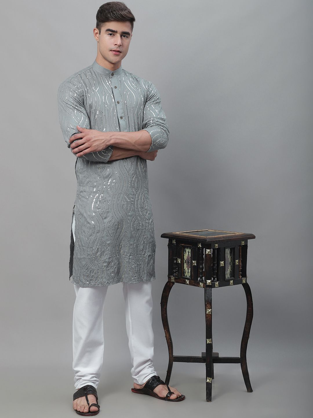 SOJANYA Regular Pure Cotton Kurta With Churidar