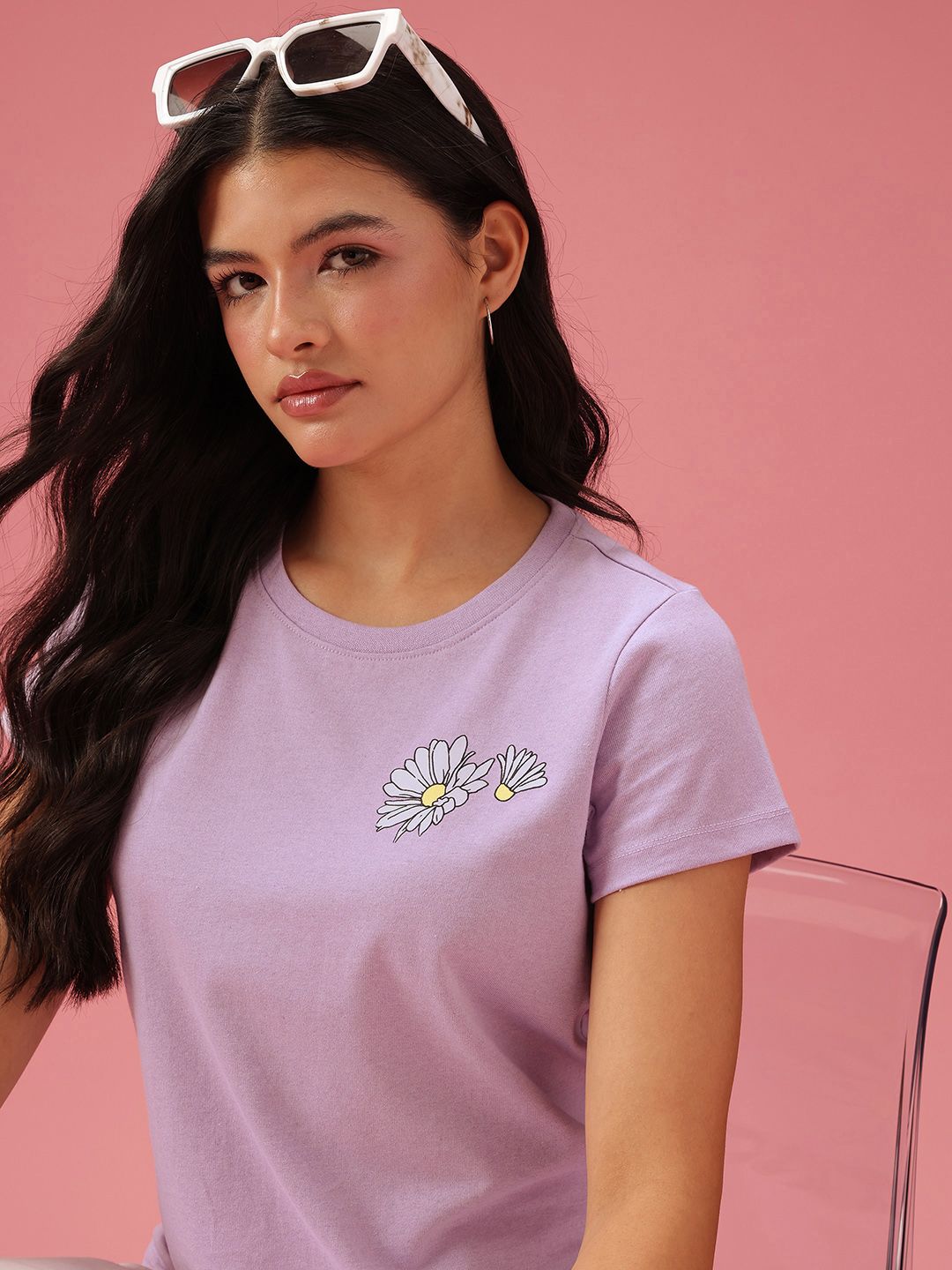 DressBerry Graphic Printed Casual T-shirt