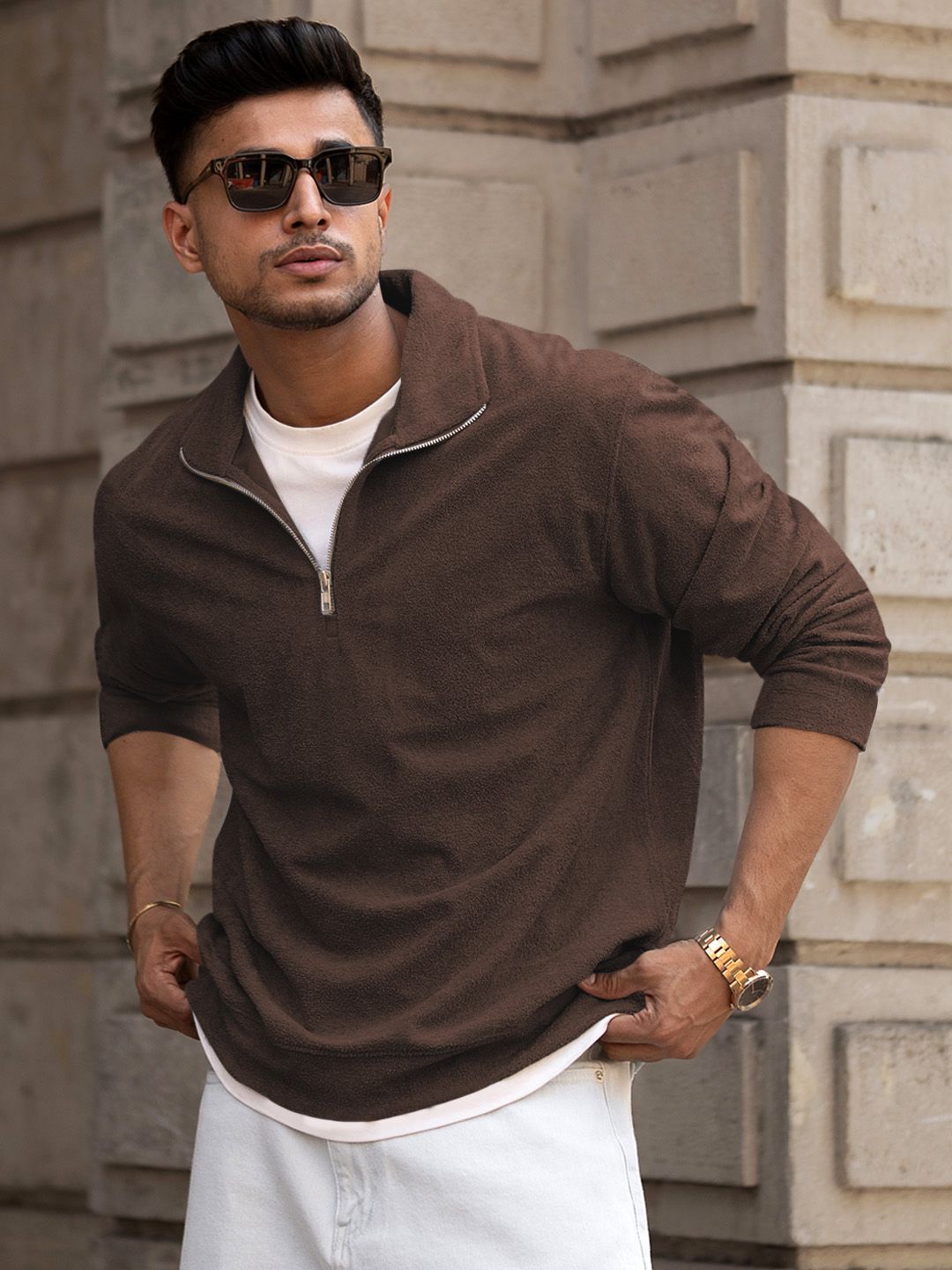 Powerlook Men Polo Collar T-shirt