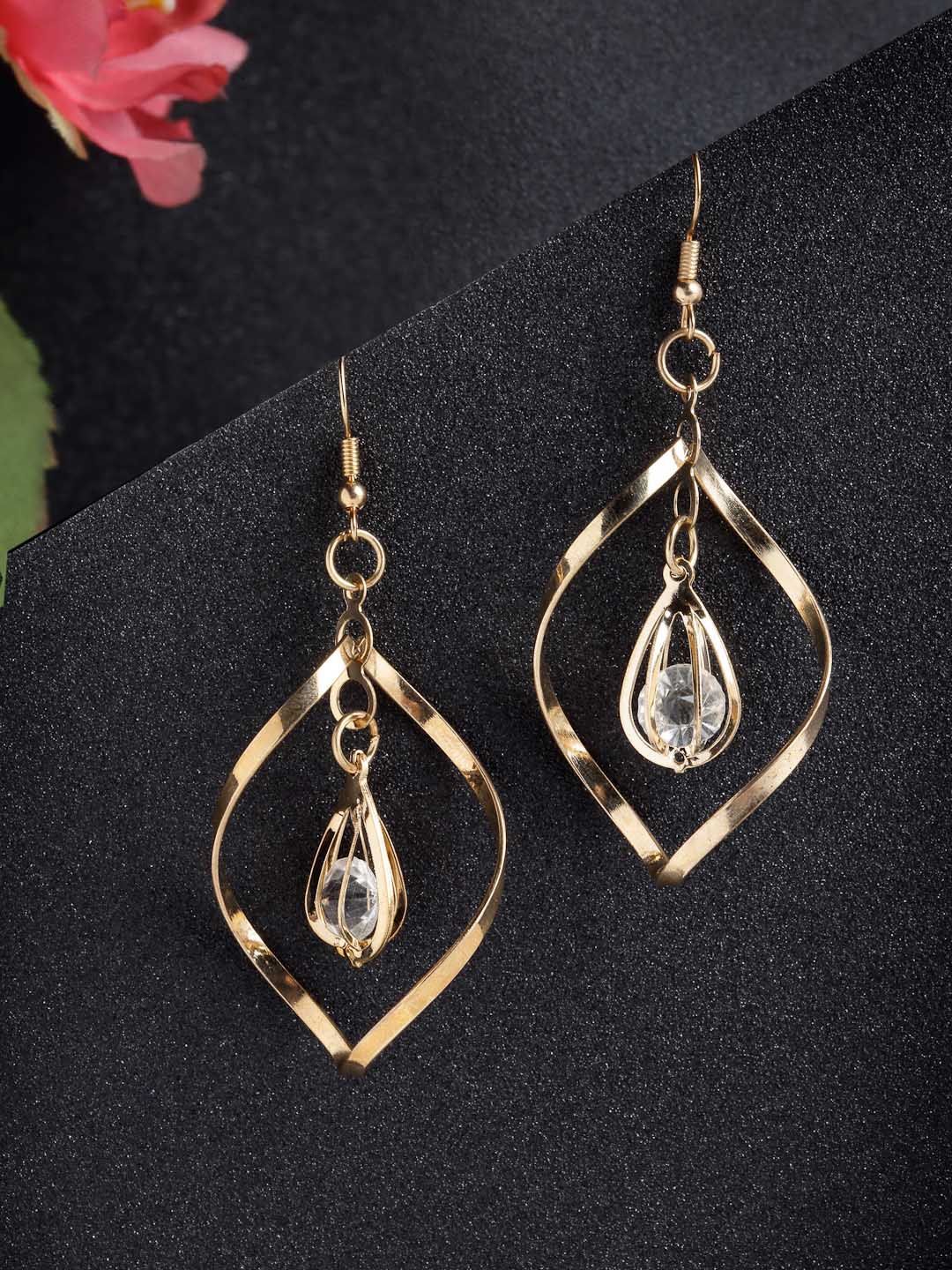 DressBerry Contemporary Drop Earrings