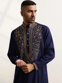 Anouk Men Ethnic Motifs Embroidered Thread Work Grandeur & Majestic Artwork Kurta