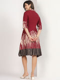 Mamicha Print Shirt Dress