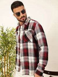 Thomas Scott Men Premium Tartan Checked Casual Shirt