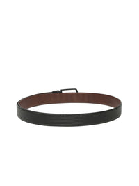 Teakwood Leathers Men Textured Leather Reversible Formal Belt