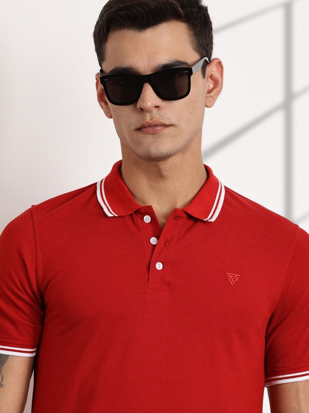 Thomas Scott Men Polo Collar T-shirt