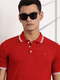 Thomas Scott Men Polo Collar T-shirt