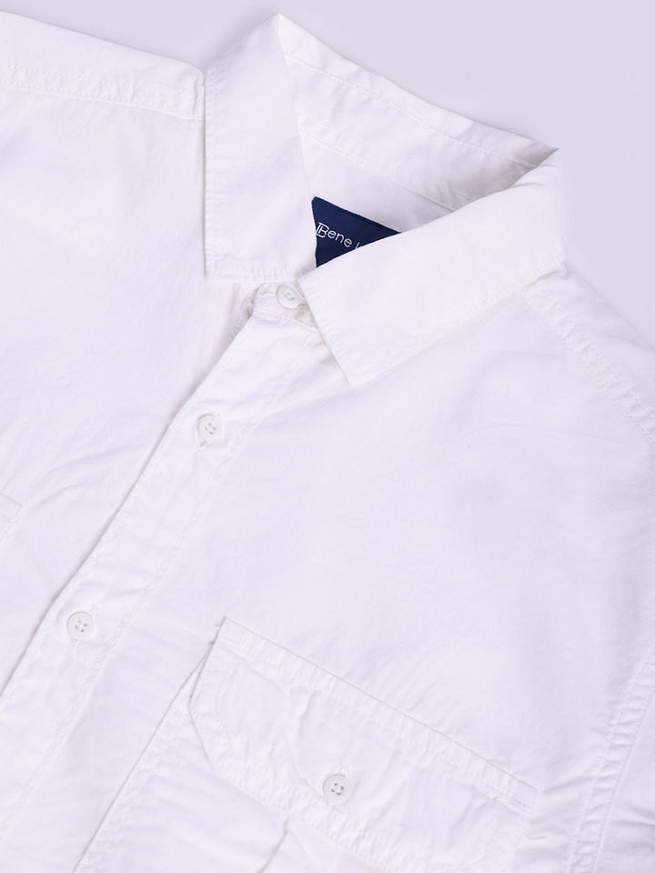 Bene Kleed Spread Collar Cotton Regular Fit Casual Shirt