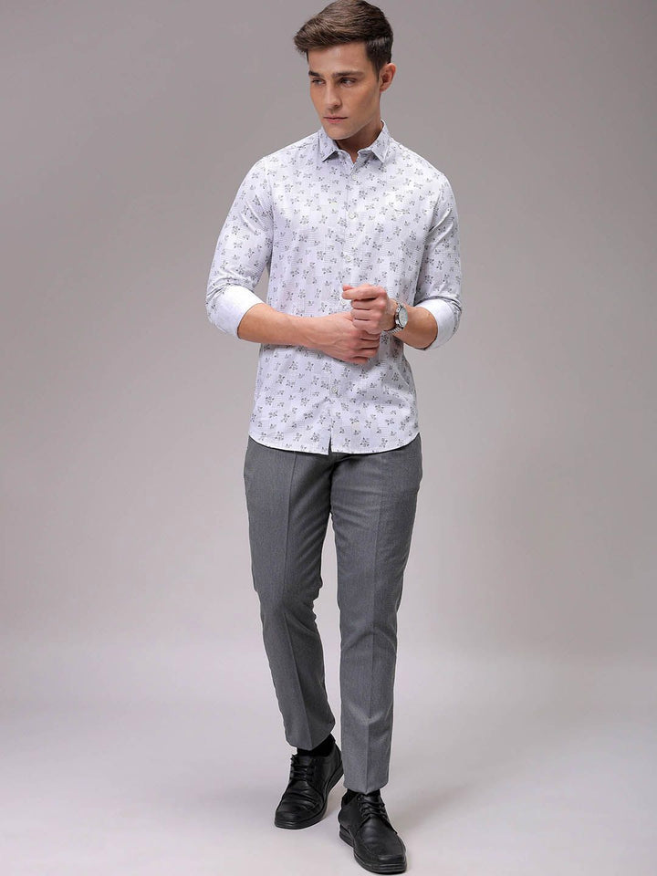 The Indian Garage Co Men Slim Fit Opaque Printed Casual Shirt