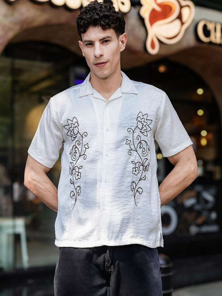 Eszett Men Floral Printed Casual Shirt