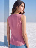 Mamicha Women Solid Sleeveless Top