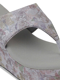 Mochi Printed Wedge Sandals