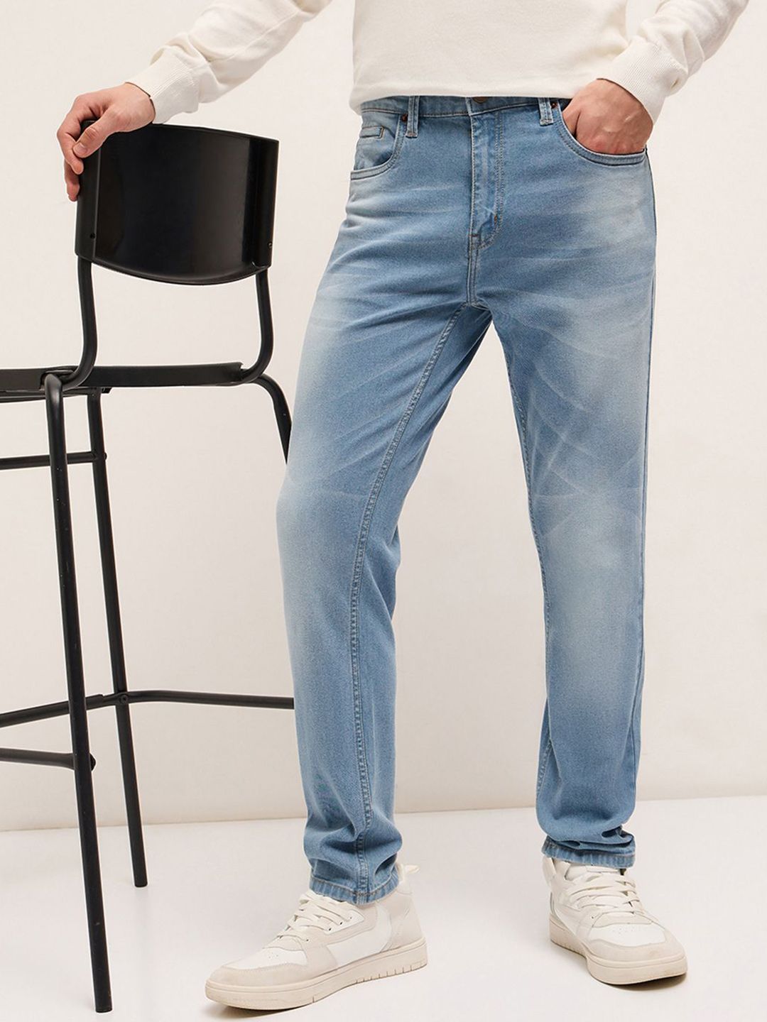 THE BEAR HOUSE Men Slim Fit Stretchable Jeans