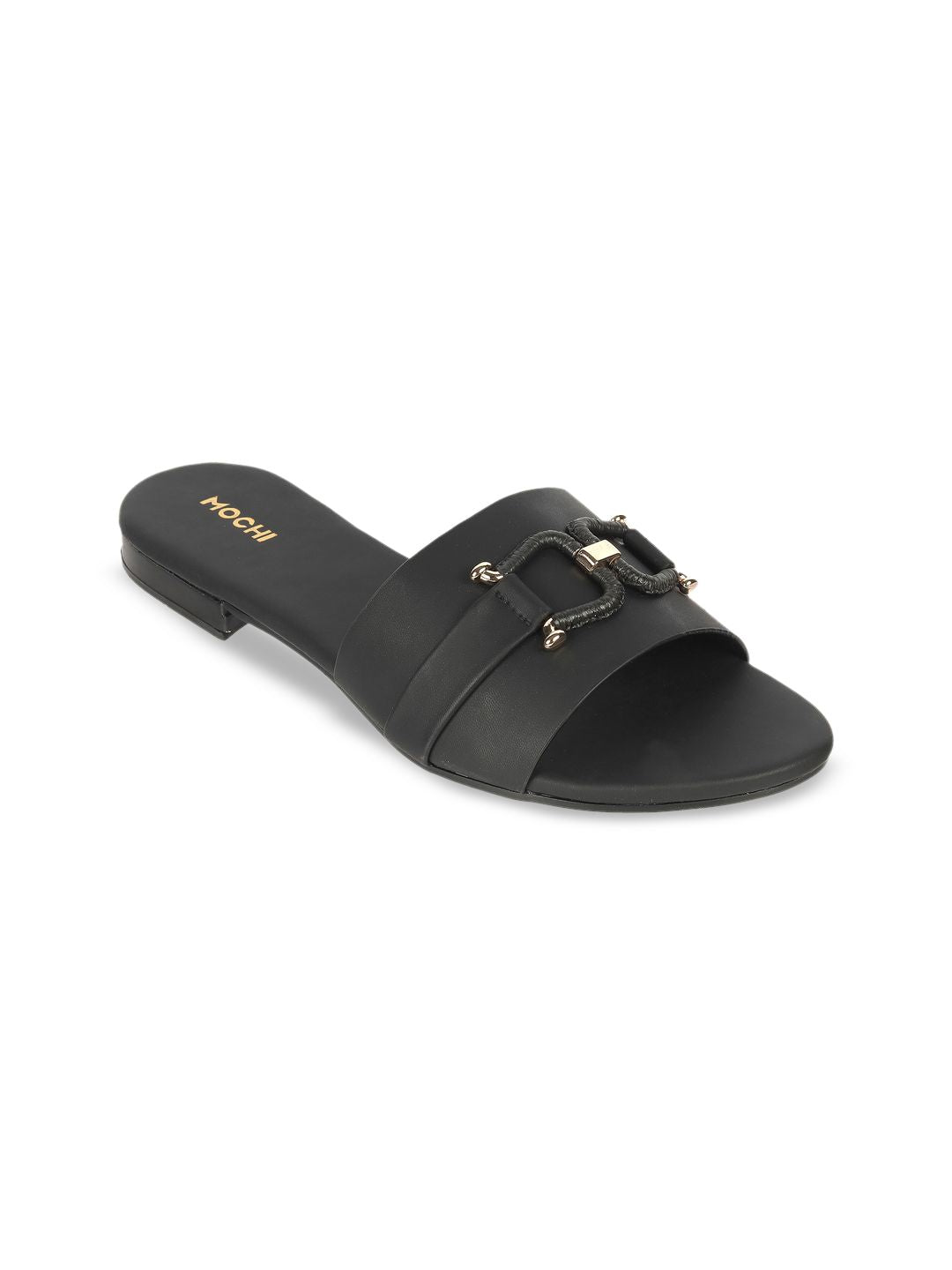 Mochi Women Buckled Mules