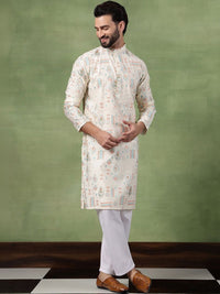 SOJANYA Men Bandhani Printed Kurta