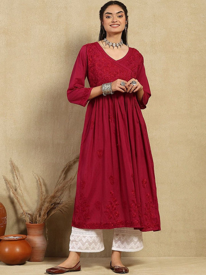 Rumah Wanita Chikankari Kurta Chikankari