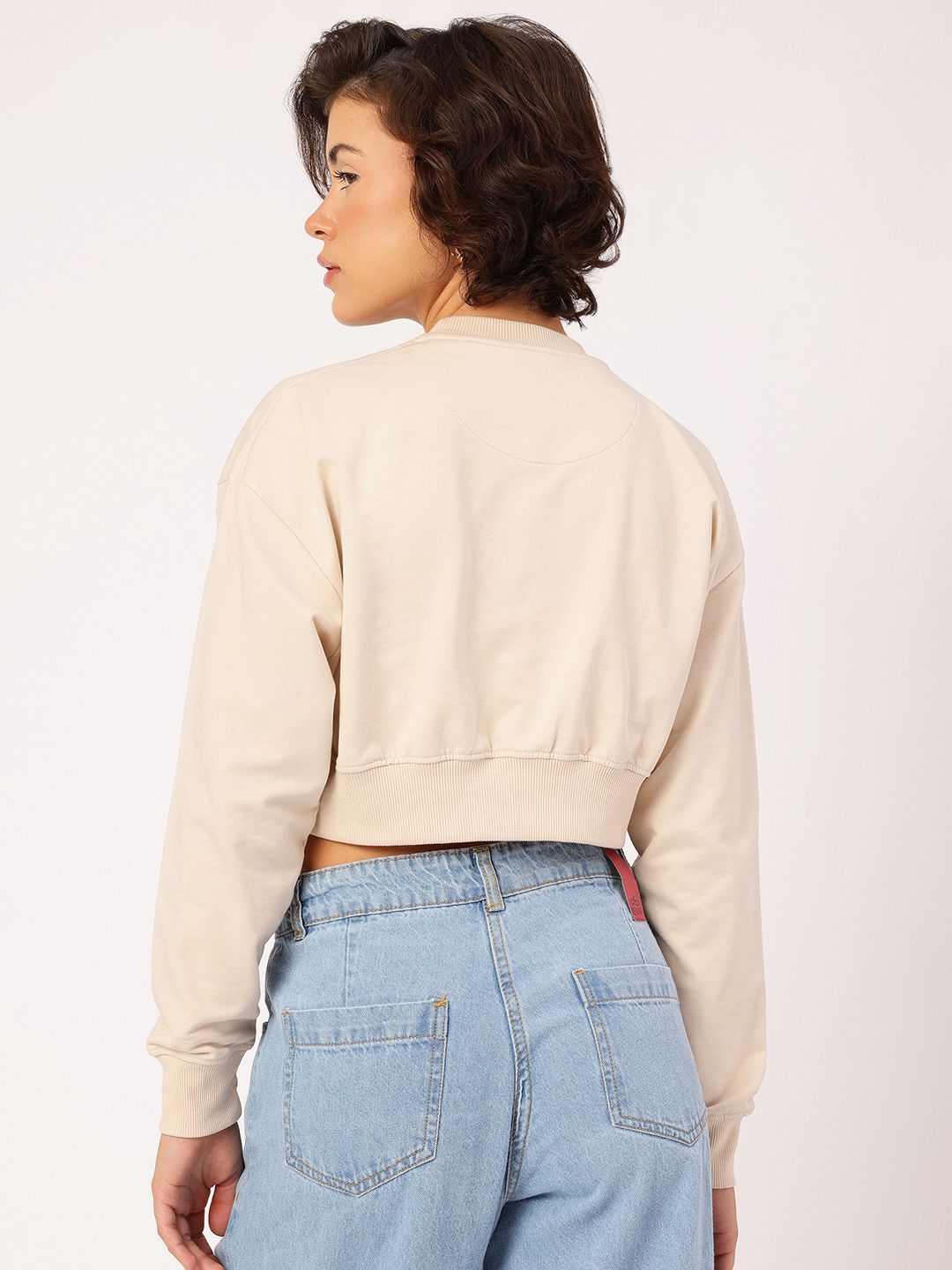 DressBerry Boxy Crop Sweatshirt