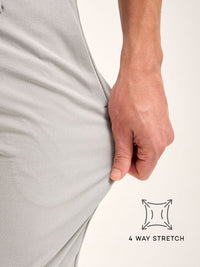 THE BEAR HOUSE Men Slim Fit 4 Way Stretch Formal Trousers