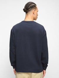 Bewakoof Cotton Drop Shoulder Sleeves Oversized Fit T-shirt