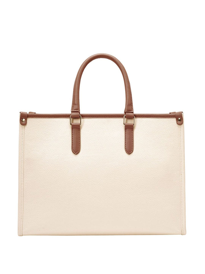 Lino Perros Textured Structured Shoulder Bag With Detachable Strap