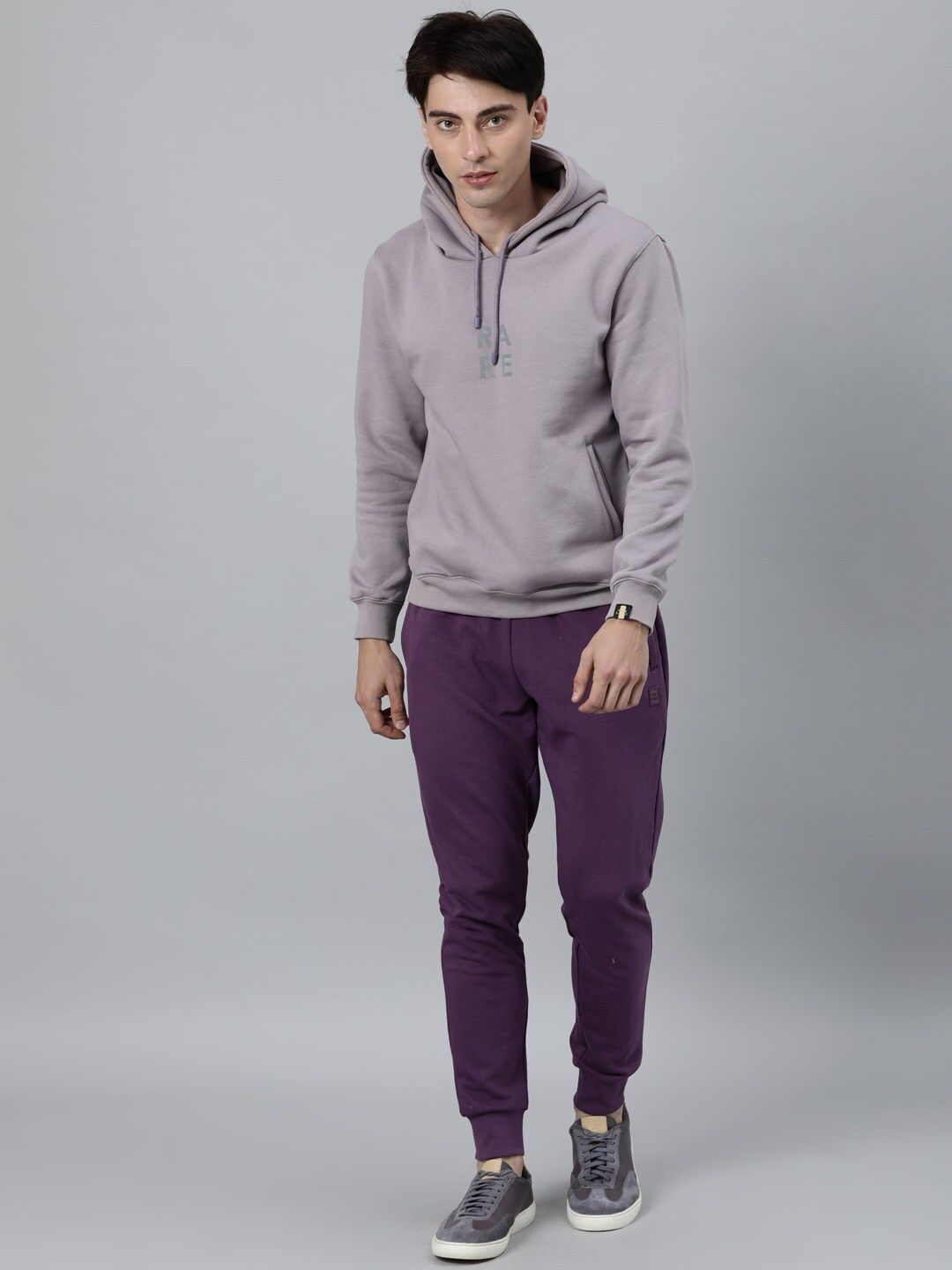 RARE RABBIT Men Arvon Slim Fit Solid Jogger