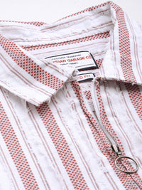 The Indian Garage Co Striped Casual Shirt