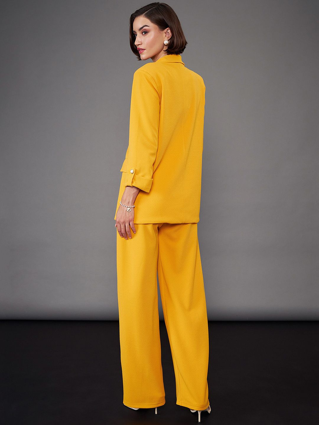 SASSAFRAS worklyf Front Button Blazer With Trousers Co-Ords