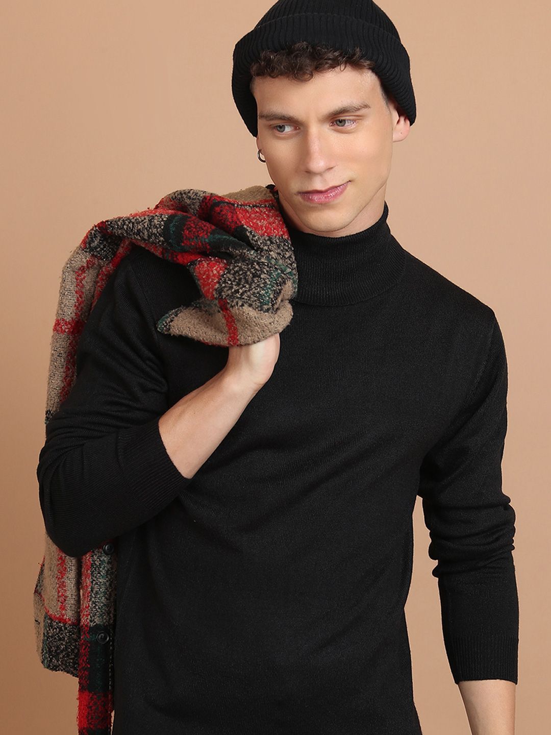 HIGHLANDER Men Cable Knit Pullover