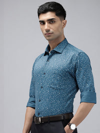 Park Avenue Slim Fit Floral Printed Formal Shirt