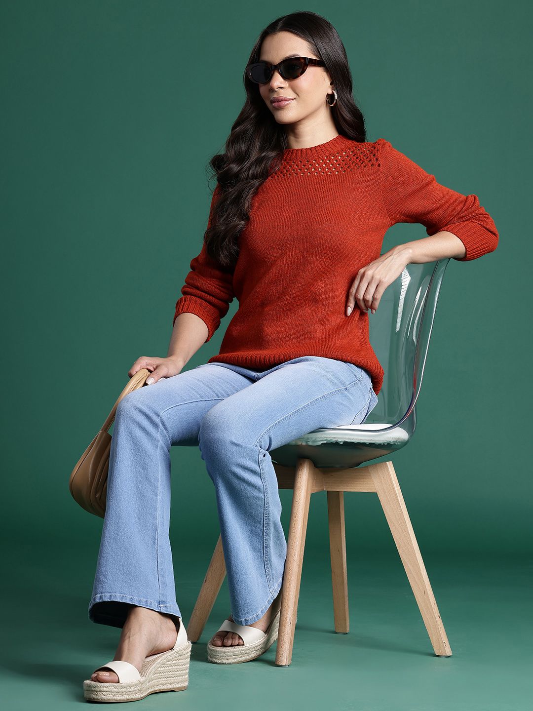 DressBerry Open-Knit Sweaters