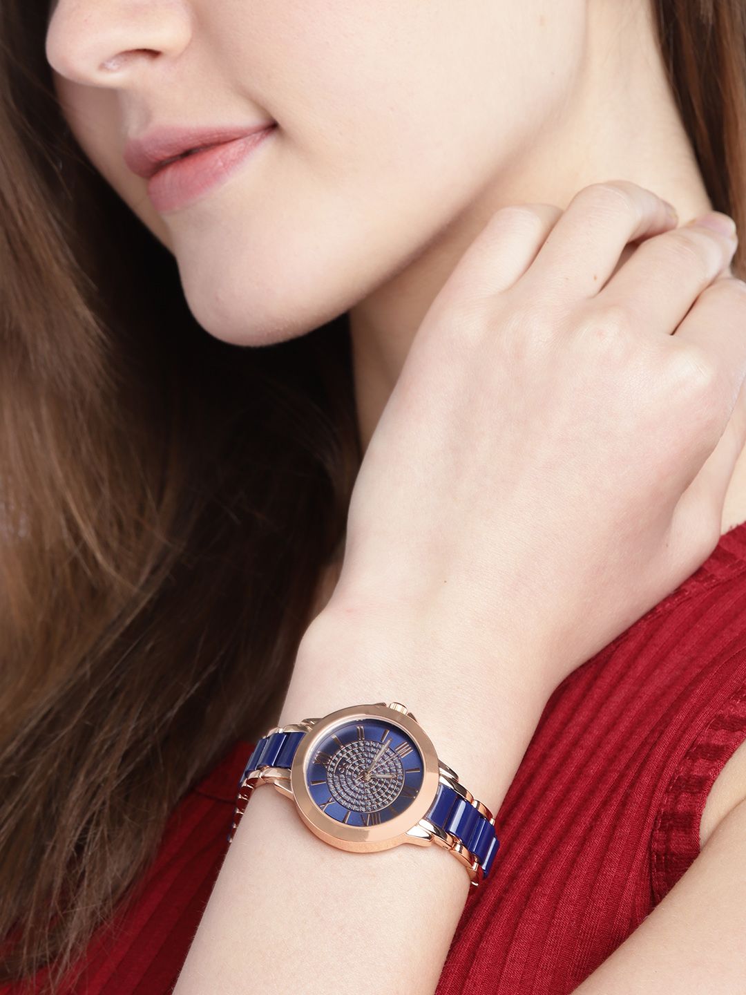 DressBerry Women Navy Blue Analogue Watch MFB-PN-WTH-S5740-2