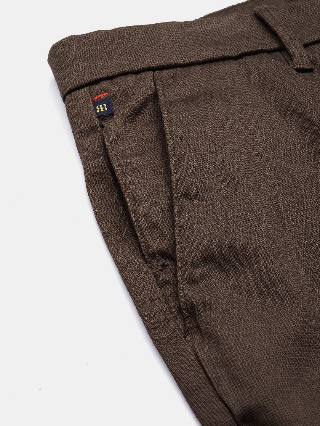 Raymond Men Slim Fit Textured Trousers