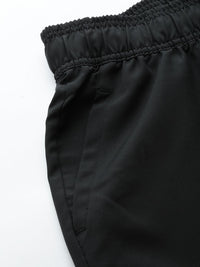 HRX By Hrithik Roshan Training Women Jet Black Rapid-Dry Solid Training Shorts