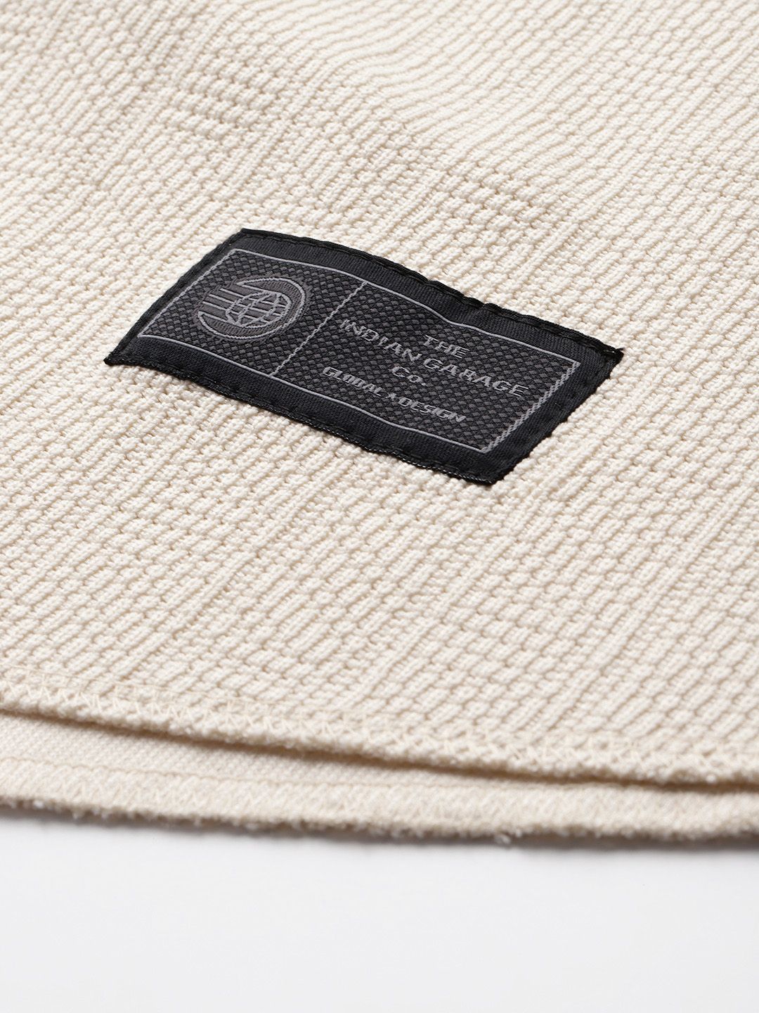 The Indian Garage Co Knitted Hooded T-shirt