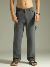 DENNISON Men Baggy Fit Carpenter Jeans