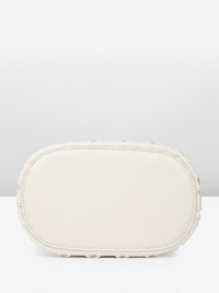 DressBerry Textured Structured Handheld Bag