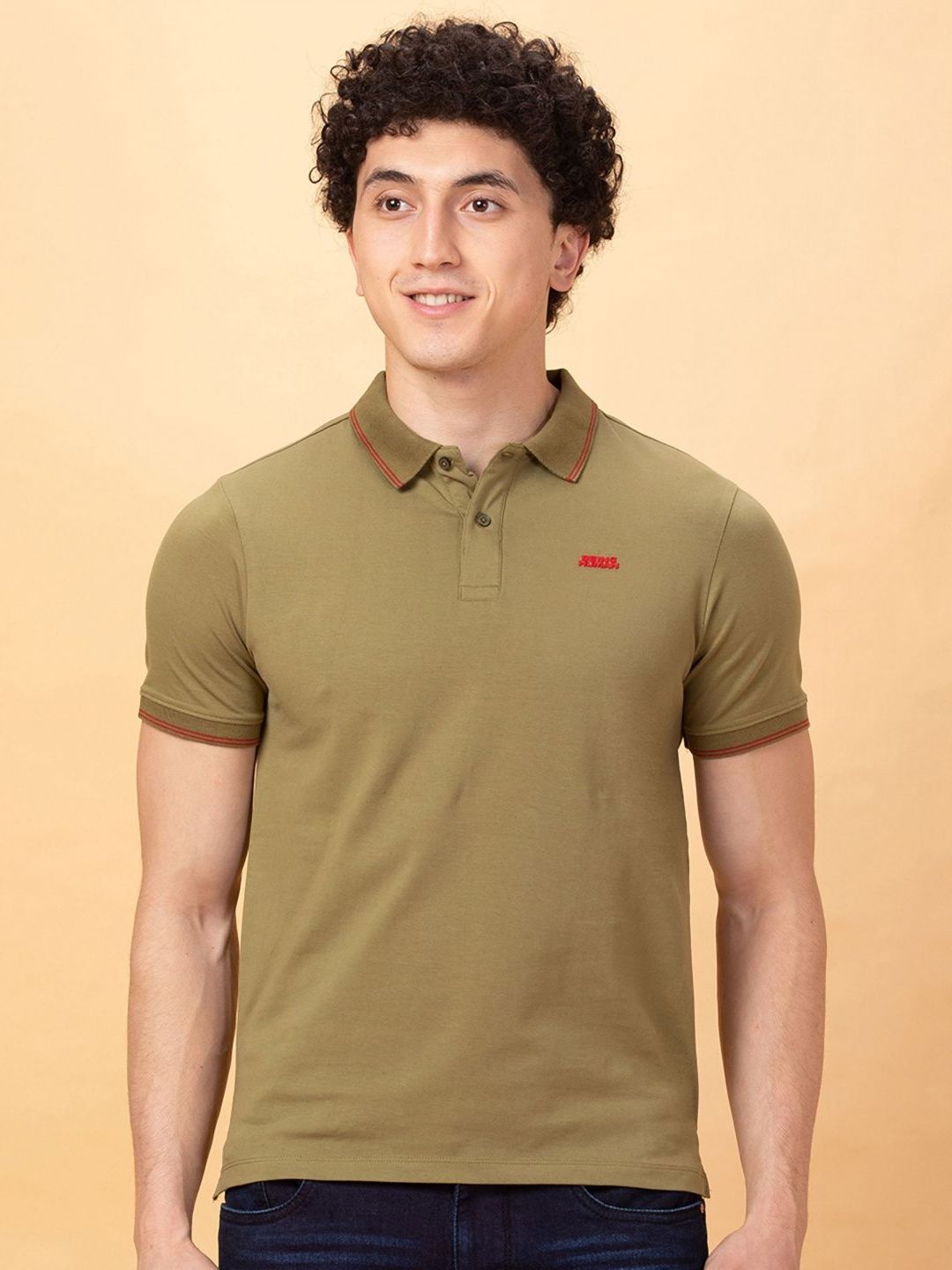 Being Human Men Polo Collar T-shirt